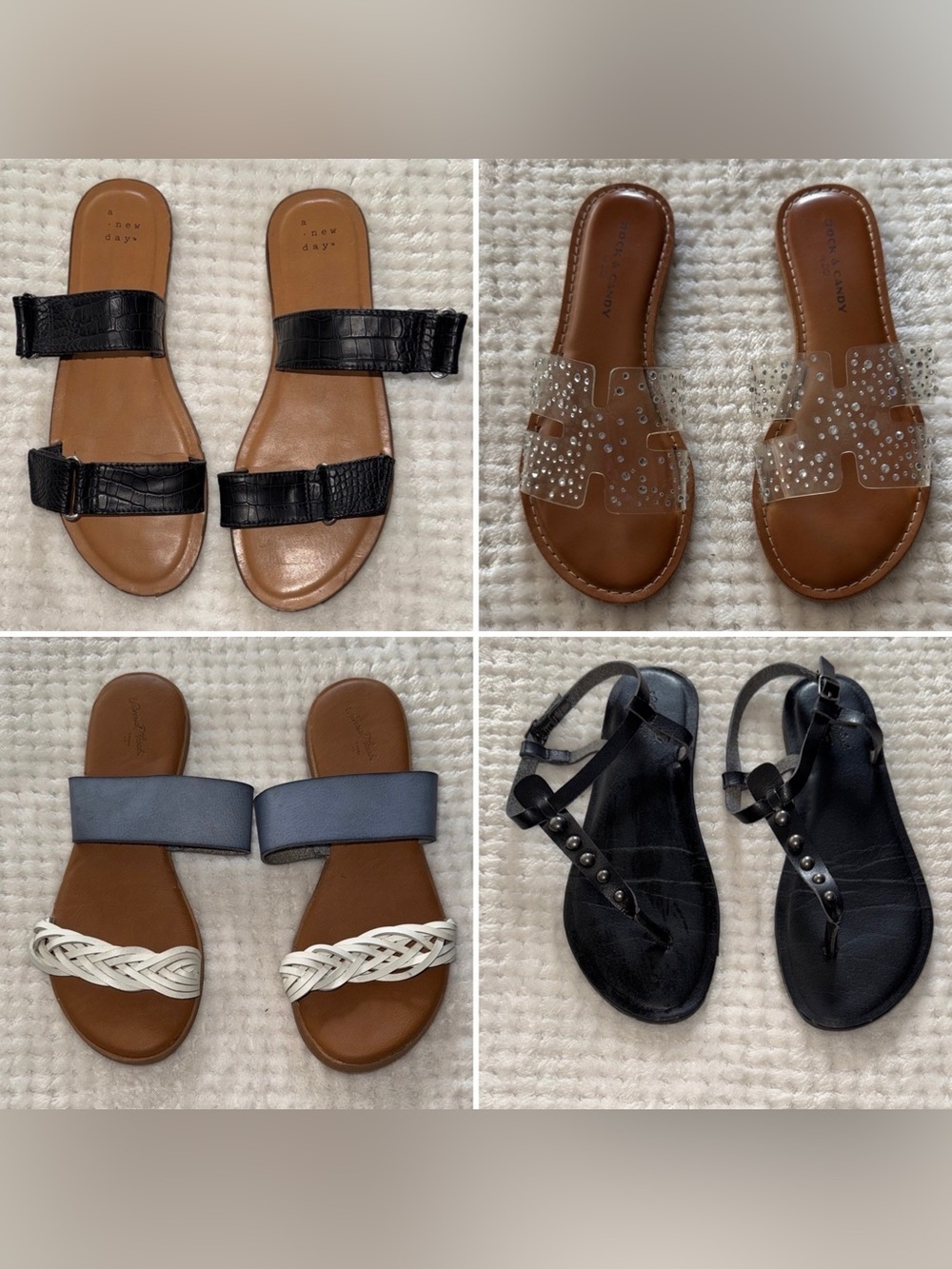👡 Women’s Sandal Bundle | 4 Pairs | Size 7